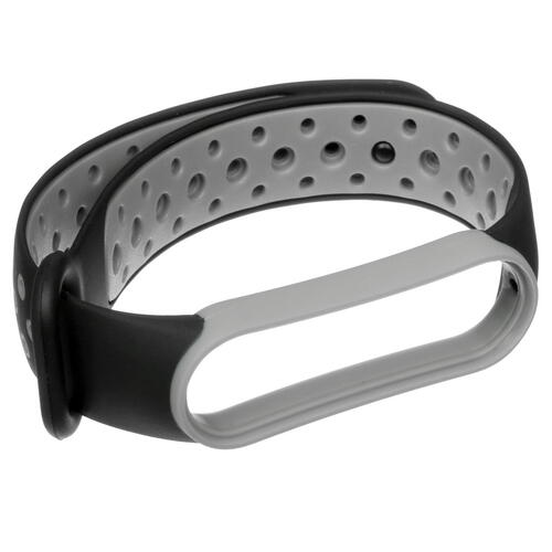 Купить Ремешок Aceline для Xiaomi Smart Band 7 черный/серый  5059095. Характеристики, отзывы и цены в Донецке