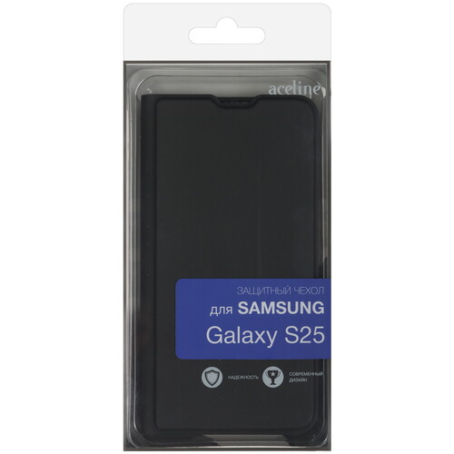 Купить Чехол-книжка  Aceline Kors для Samsung Galaxy S25 черный  9197355. Характеристики, отзывы и цены в Донецке