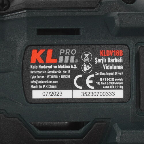 Купить Винтоверт KLPRO KLDV18B-80  9154025. Характеристики, отзывы и цены в Донецке