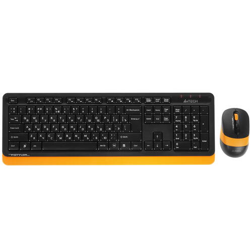Купить Клавиатура+мышь беспроводная   A4Tech Fstyler FG1010 черный  1395912. Характеристики, отзывы и цены в Донецке