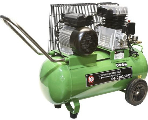 Купить Компрессор поршневой масляный Калибр КМ-2100/50РУ  1241856. Характеристики, отзывы и цены в Донецке