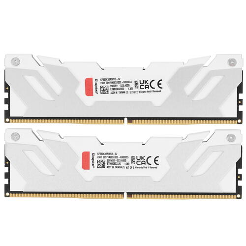 Купить Оперативная память Kingston Fury Renegade White [KF560C32RWK2-32] 32 ГБ  5406023. Характеристики, отзывы и цены в Донецке