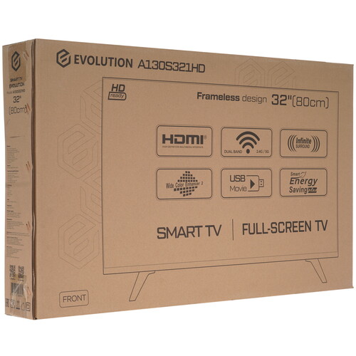 Купить 32" (80 см) Телевизор Evolution A13OS321HD черный  9235403. Характеристики, отзывы и цены в Донецке
