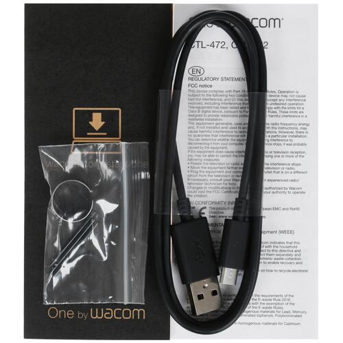 Купить Графический планшет Wacom One by Wacom 2 Small  1170890. Характеристики, отзывы и цены в Донецке