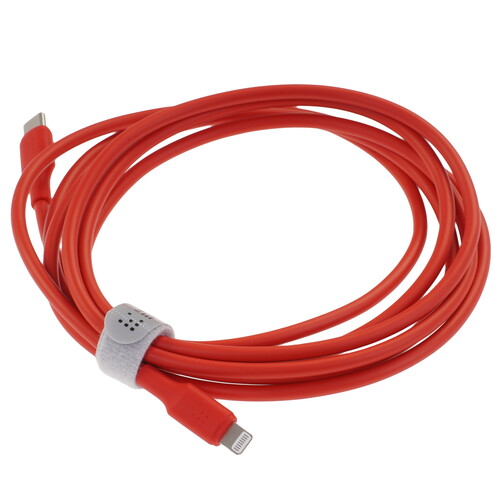 Купить Кабель круглый VOLTME Lightning 8-pin - USB Type-C красный 2 м  9210946. Характеристики, отзывы и цены в Донецке