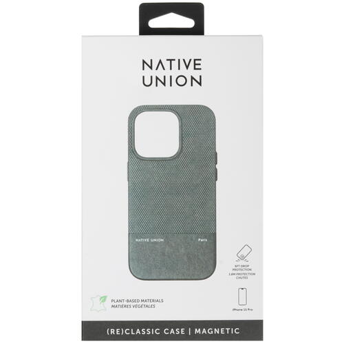 Купить Накладка  Native Union (Re)Classic Case для Apple iPhone 15 Pro зеленый  5460516. Характеристики, отзывы и цены в Донецке