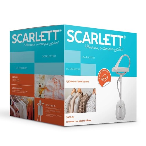 Купить Отпариватель Scarlett SC-GS130S38 белый  9207952. Характеристики, отзывы и цены в Донецке