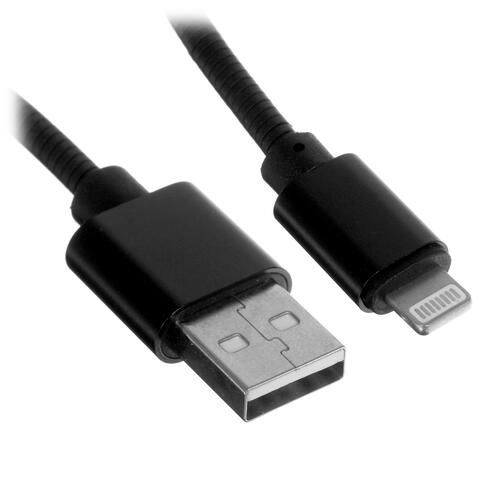 Купить Кабель круглый DEXP Lightning 8-pin - USB 2.0 Type-A черный 1.5 м  4834209. Характеристики, отзывы и цены в Донецке