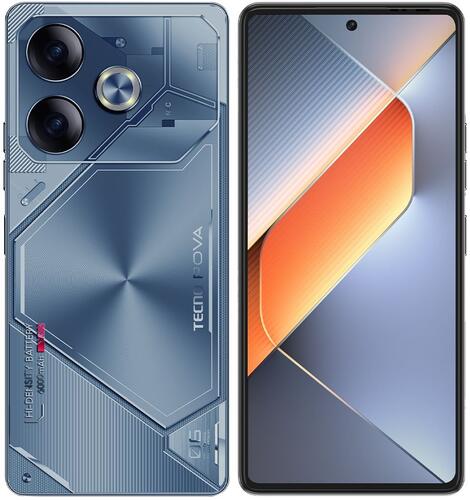 Купить 6.8" Смартфон Tecno POVA 6 256 ГБ синий  5456319. Характеристики, отзывы и цены в Донецке