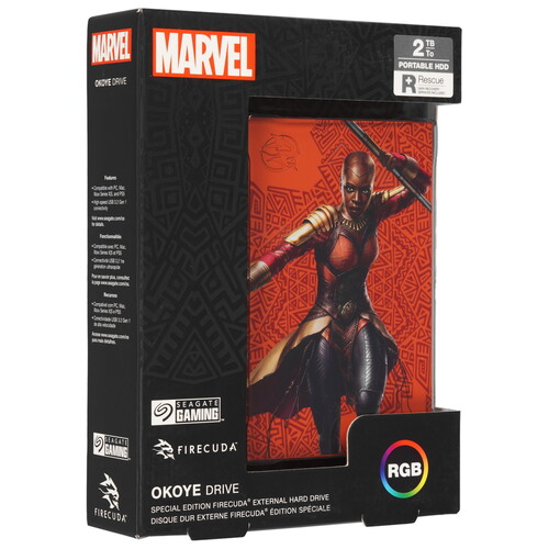Купить 2 ТБ Внешний HDD Seagate FireCuda Okoye Special Edition  5488217. Характеристики, отзывы и цены в Донецке