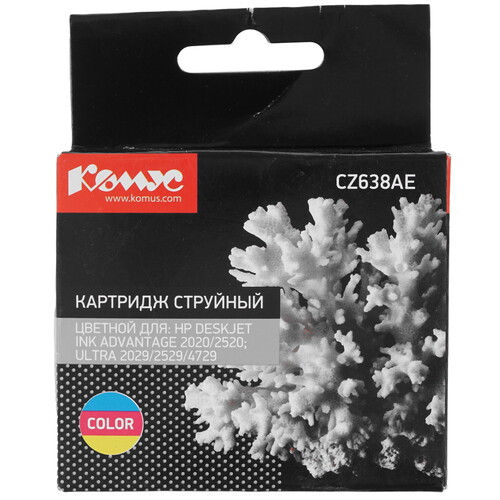 Купить Картридж Комус 46 CZ638AE многоцветный  9199573. Характеристики, отзывы и цены в Донецке