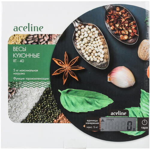 Купить Кухонные весы Aceline RT-40 разноцветный  1682663. Характеристики, отзывы и цены в Донецке