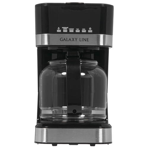 Купить Кофеварка капельная Galaxy LINE GL 0711 черный  5313898. Характеристики, отзывы и цены в Донецке