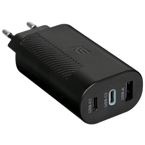 Купить Сетевое зарядное устройство KEYRON WHC-GaN-A2C-63 черный  4778190. Характеристики, отзывы и цены в Донецке