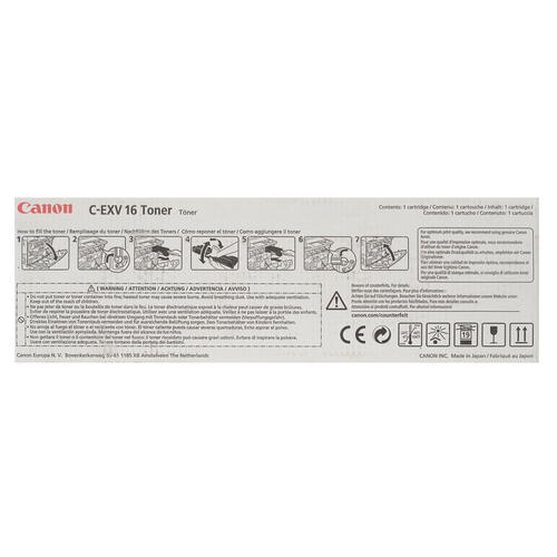 Купить Картридж лазерный Canon C-EXV16 желтый  7936808. Характеристики, отзывы и цены в Донецке