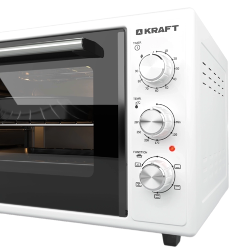 Купить Мини-печь Kraft KF-MO 4806 FW белый  9131519. Характеристики, отзывы и цены в Донецке