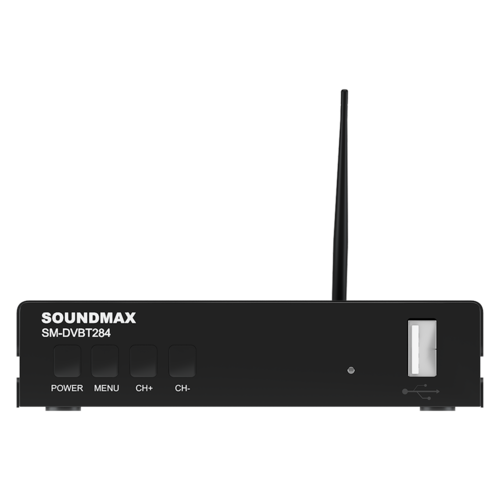 Купить Приставка для цифрового ТВ Soundmax SM-DVBT284 черный  5487305. Характеристики, отзывы и цены в Донецке