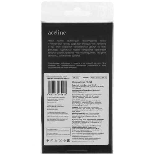Купить Накладка  Aceline Fresh для HONOR X8a черный  5406858. Характеристики, отзывы и цены в Донецке