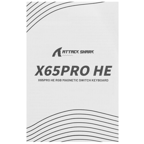 Купить Клавиатура  проводная + беспроводная Attack Shark X68HE  9261677. Характеристики, отзывы и цены в Донецке