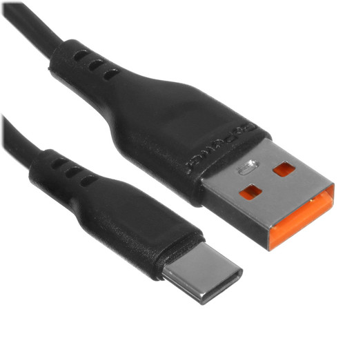 Купить Кабель GoPower USB Type-C - USB Type-A черный  5479677. Характеристики, отзывы и цены в Донецке