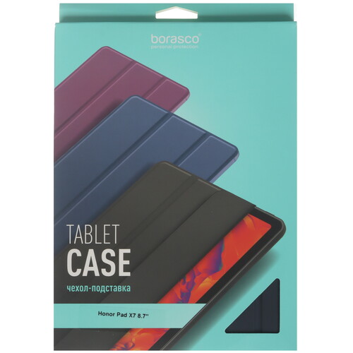 Купить Чехол-книжка BoraSCO для HONOR Pad X7 синий  5637207. Характеристики, отзывы и цены в Донецке