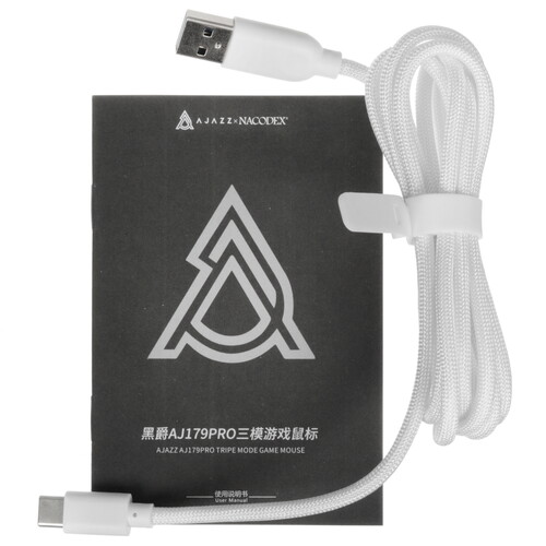 Купить Мышь беспроводная/проводная AJAZZ AJ179 PRO  белый  5636180. Характеристики, отзывы и цены в Донецке