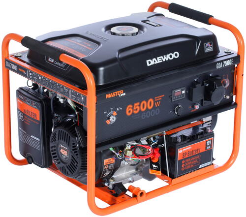 Купить Электрогенератор   бензиновый Daewoo GDA 7500E  1097883. Характеристики, отзывы и цены в Донецке