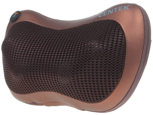 Купить Массажная подушка Centek CT-2197 коричневый  1139990. Характеристики, отзывы и цены в Донецке