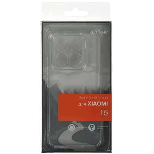 Купить Накладка  Aceline Silicone для Xiaomi 15 прозрачный  9202282. Характеристики, отзывы и цены в Донецке