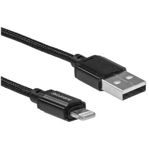 Купить Кабель круглый Borofone Lightning 8-pin - USB 2.0 Type-A черный 1 м  9244421. Характеристики, отзывы и цены в Донецке