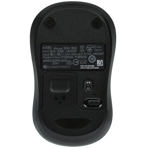 Купить Мышь беспроводная Logitech M185  5068377. Характеристики, отзывы и цены в Донецке