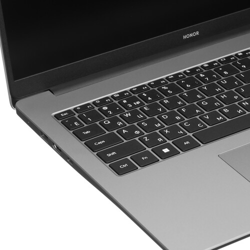 Купить 16" Ноутбук HONOR MagicBook X16 AMD 2025 серый  5633159. Характеристики, отзывы и цены в Донецке