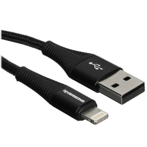 Купить Дата-кабель Riversong  Alpha S, USBA-Lightning, 1м, оплетка нейлон, 2.4А, черный  5489949. Характеристики, отзывы и цены в Донецке