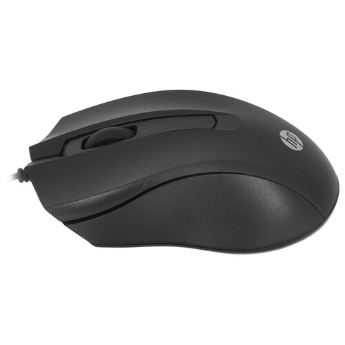 Купить Мышь проводная HP Wired Mouse 100  черный  4872937. Характеристики, отзывы и цены в Донецке