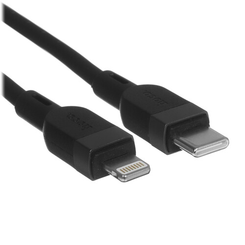 Купить Кабель круглый Hoco Lightning 8-pin - USB Type-C черный 1 м  5603632. Характеристики, отзывы и цены в Донецке