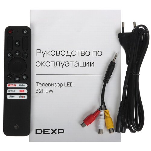 Купить 32" (81 см) Телевизор DEXP 32HEW черный  5466192. Характеристики, отзывы и цены в Донецке