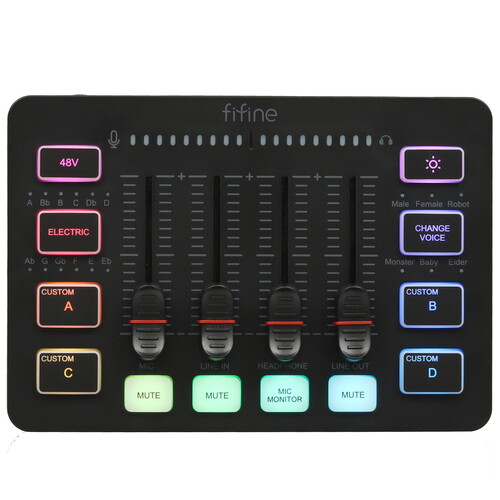 Купить Микшер Fifine SC3  5478543. Характеристики, отзывы и цены в Донецке