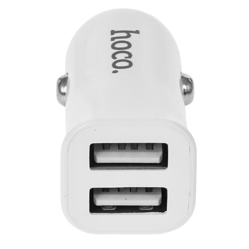 Купить Автомобильное ЗУ Hoco Z1 белый  9237896. Характеристики, отзывы и цены в Донецке