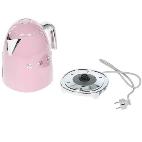 Купить Электрочайник Smeg KLF03PKEU розовый  8115924. Характеристики, отзывы и цены в Донецке
