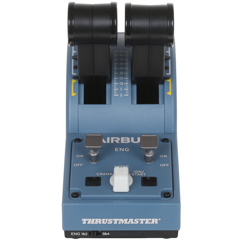 Купить Панель управления ThrustMaster TCA Quadrant Airbus Edition голубой  4701349. Характеристики, отзывы и цены в Донецке