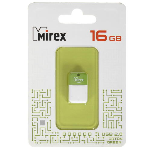 Купить Память USB Flash 16 ГБ Mirex ARTON [13600-FMUAGR16]  5043515. Характеристики, отзывы и цены в Донецке