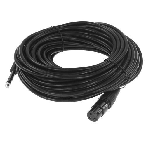 Купить Кабель   GCR XLR - jack 6.3 мм черный  9290079. Характеристики, отзывы и цены в Донецке