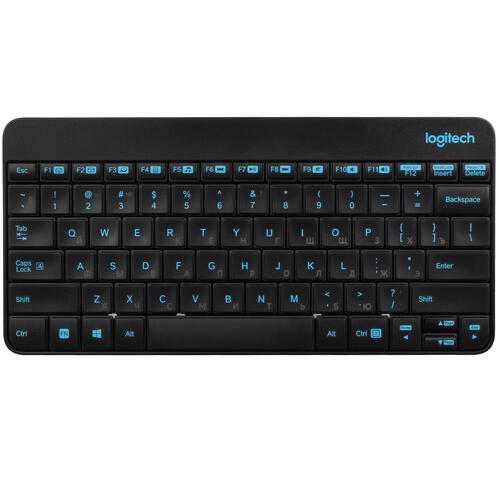 Купить Клавиатура+мышь беспроводная   Logitech MK245 черный  5077017. Характеристики, отзывы и цены в Донецке