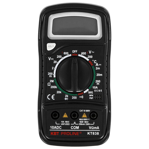 Купить Мультиметр КВТ KT 838  9310029. Характеристики, отзывы и цены в Донецке