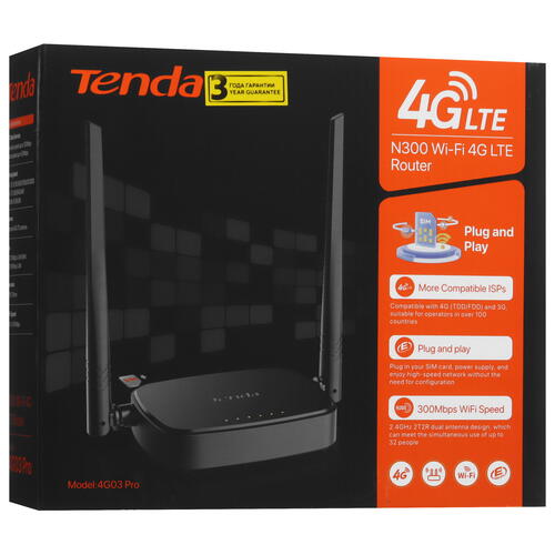 Купить Роутер Tenda 4G03 Pro  5465356. Характеристики, отзывы и цены в Донецке
