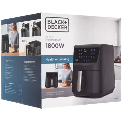 Купить Аэрогриль Black+Decker BXAF5500E черный  9056311. Характеристики, отзывы и цены в Донецке