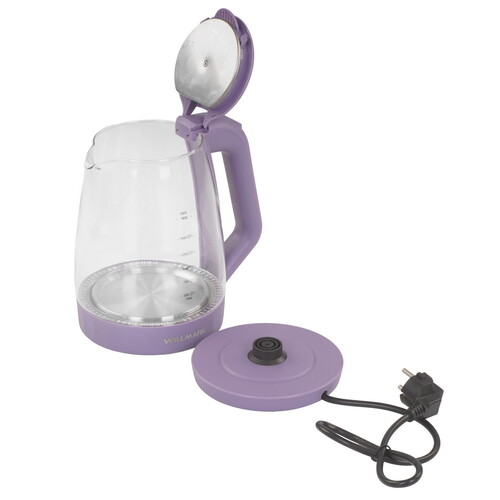 Купить Электрочайник WILLMARK WEK-1823G фиолетовый  9269581. Характеристики, отзывы и цены в Донецке