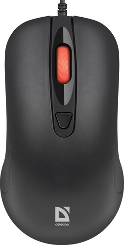 Купить Мышь проводная Defender Omega MB-522 [52522] черный  9040753. Характеристики, отзывы и цены в Донецке