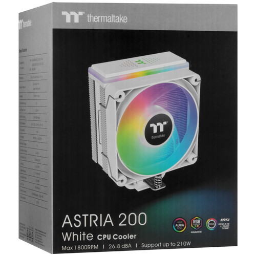 Купить Кулер для процессора Thermaltake ASTRIA 200 ARGB Lighting  5608966. Характеристики, отзывы и цены в Донецке