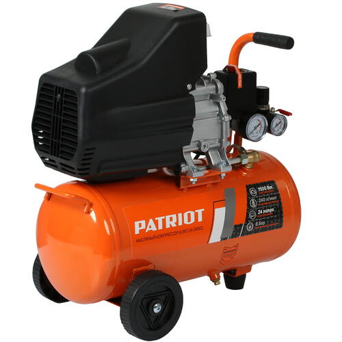 Купить Компрессор поршневой масляный Patriot EURO 24-240K2 + набор пневмоинструмента  5062512. Характеристики, отзывы и цены в Донецке